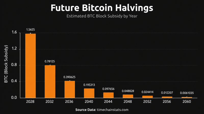 На добычу последних 929 465 BTC биткоина уйдет более века